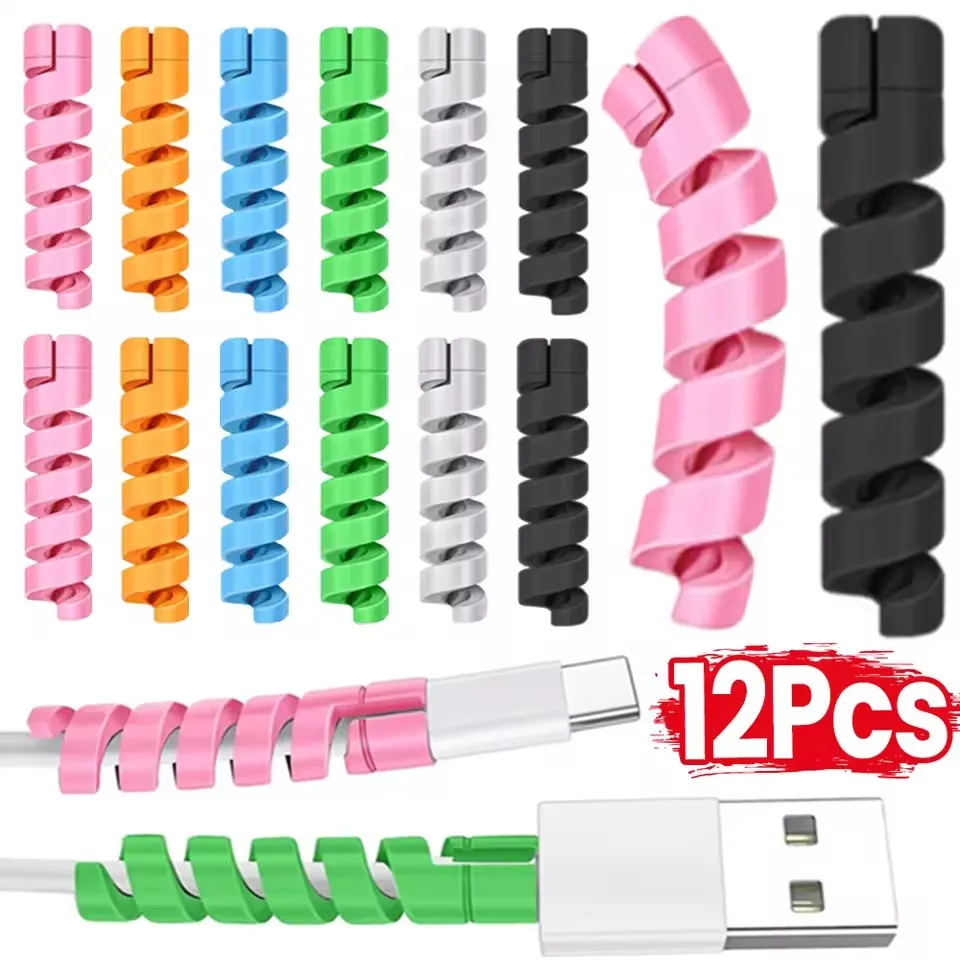 Cable Organizer - 20-1 szt. Ochraniacz kabli, elastyczny spiralny