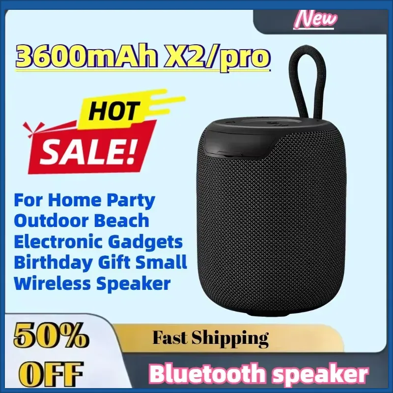 Electronics Gadgets For Gift - Nowy głośnik Bluetooth 3600mAh X2/pro AUX&TF