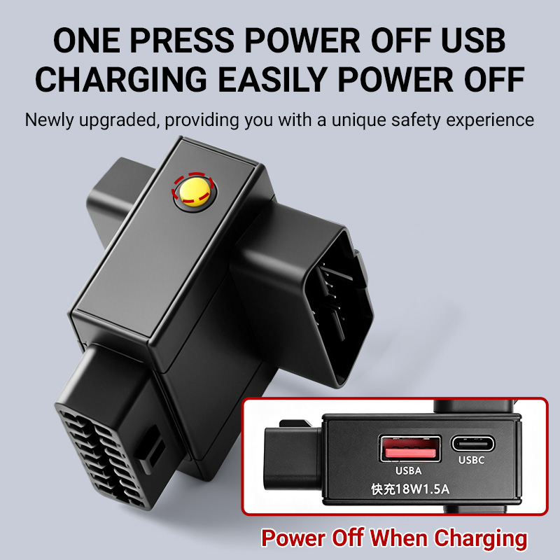 Adapter rozdzielający OBD2, 1  – Usb Charger recenzja i cena