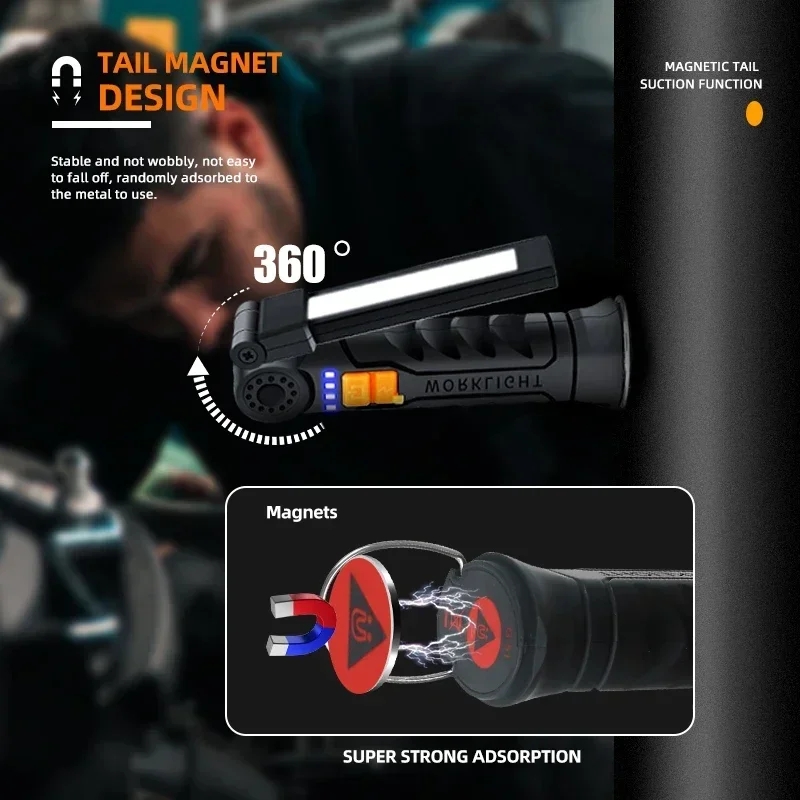 Przenośna latarka LED COB łado – Power Bank recenzja i cena