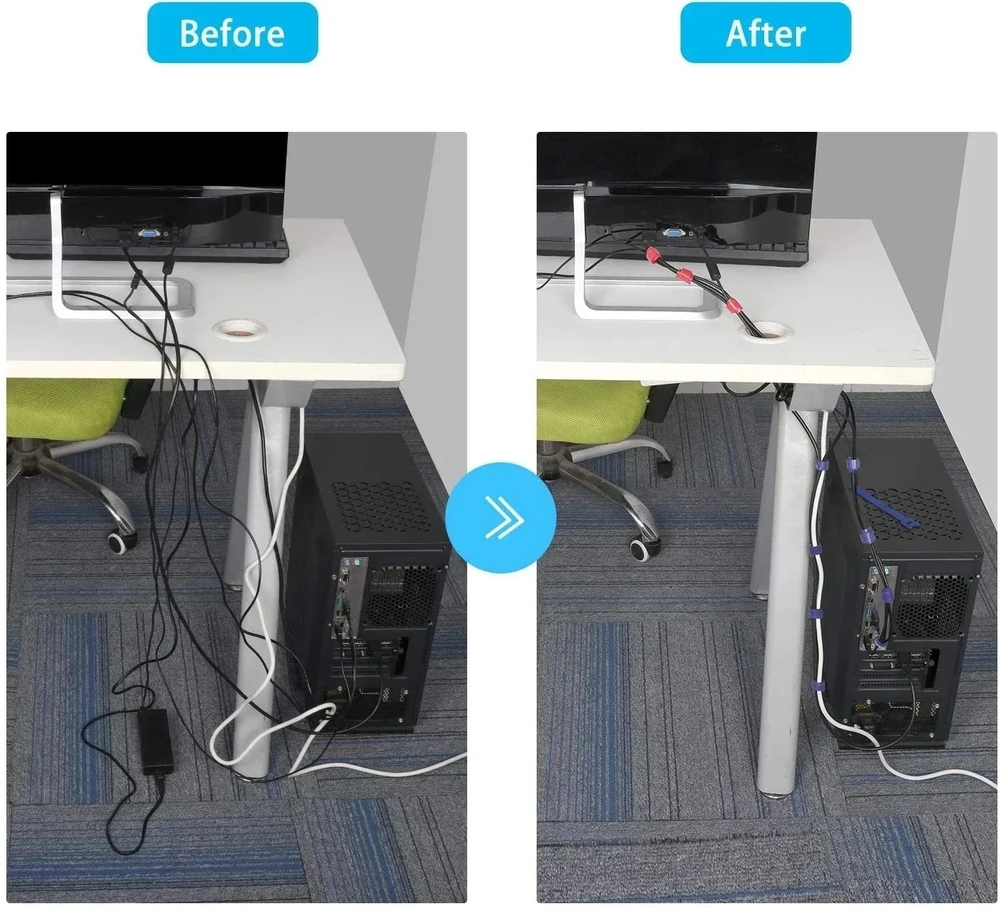 10/30/50 sztuk – organizer do  – Cable Organizer recenzja i cena
