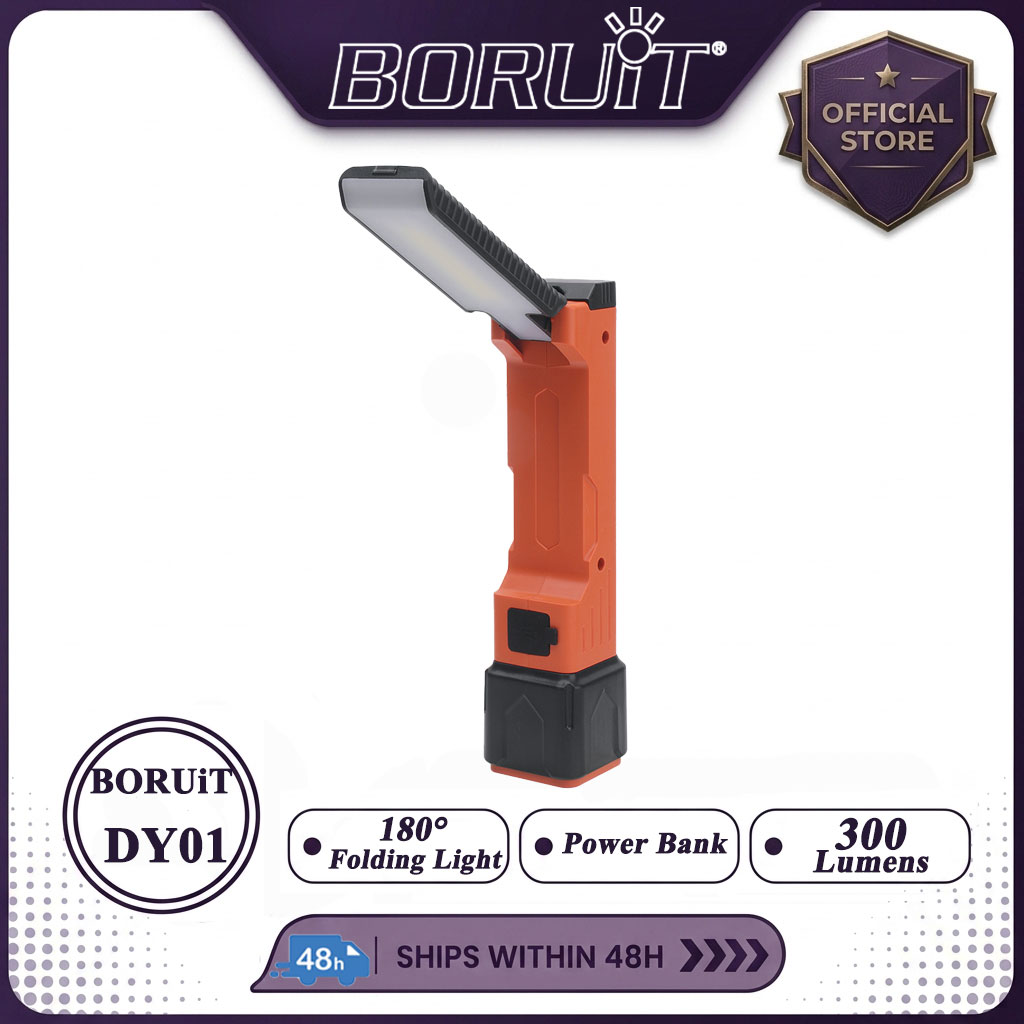 BORUiT 300LM LED Latarka Roboc – Power Bank recenzja i cena